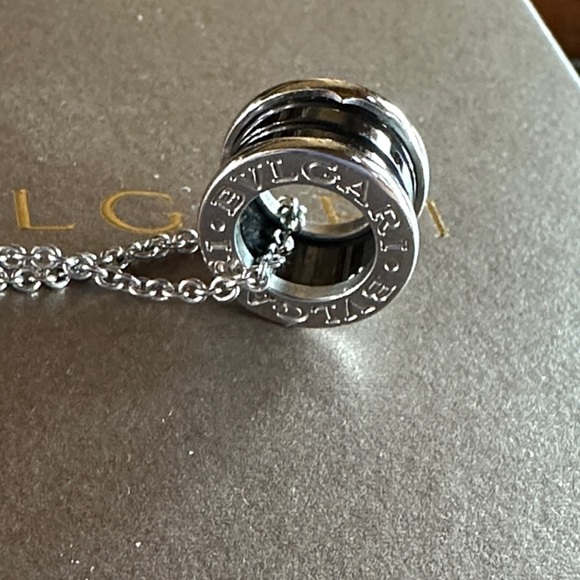 Auth. Bvlgari Silver Save the Children  Necklace - Picture 5 of 13